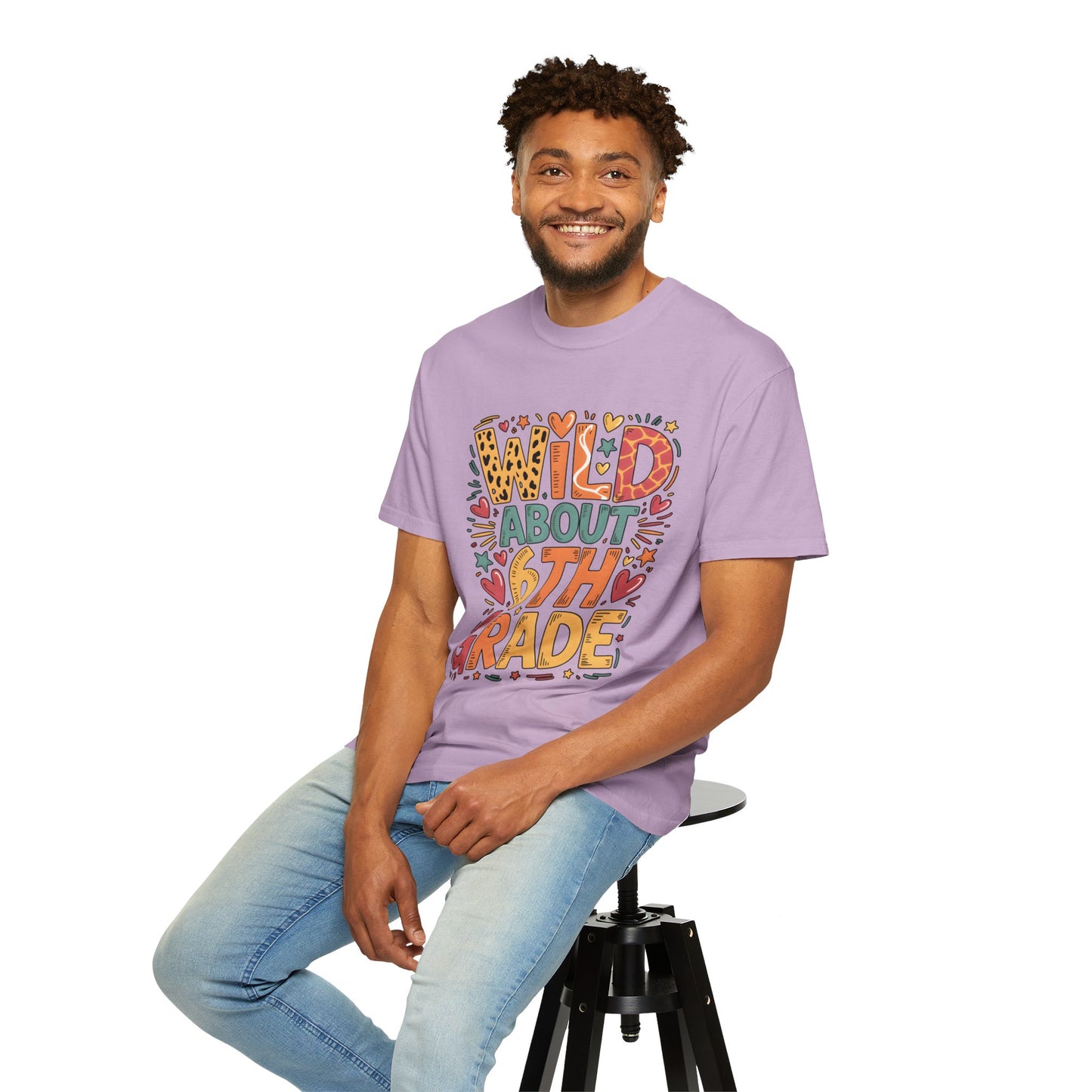 Wild About 6th Grade Teacher T-Shirt – Fun Back to School Tee