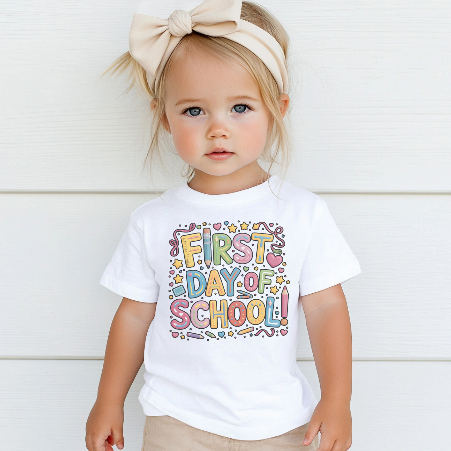 First Day of School T-Shirt for Kids – Cute & Colorful Back to School Tee