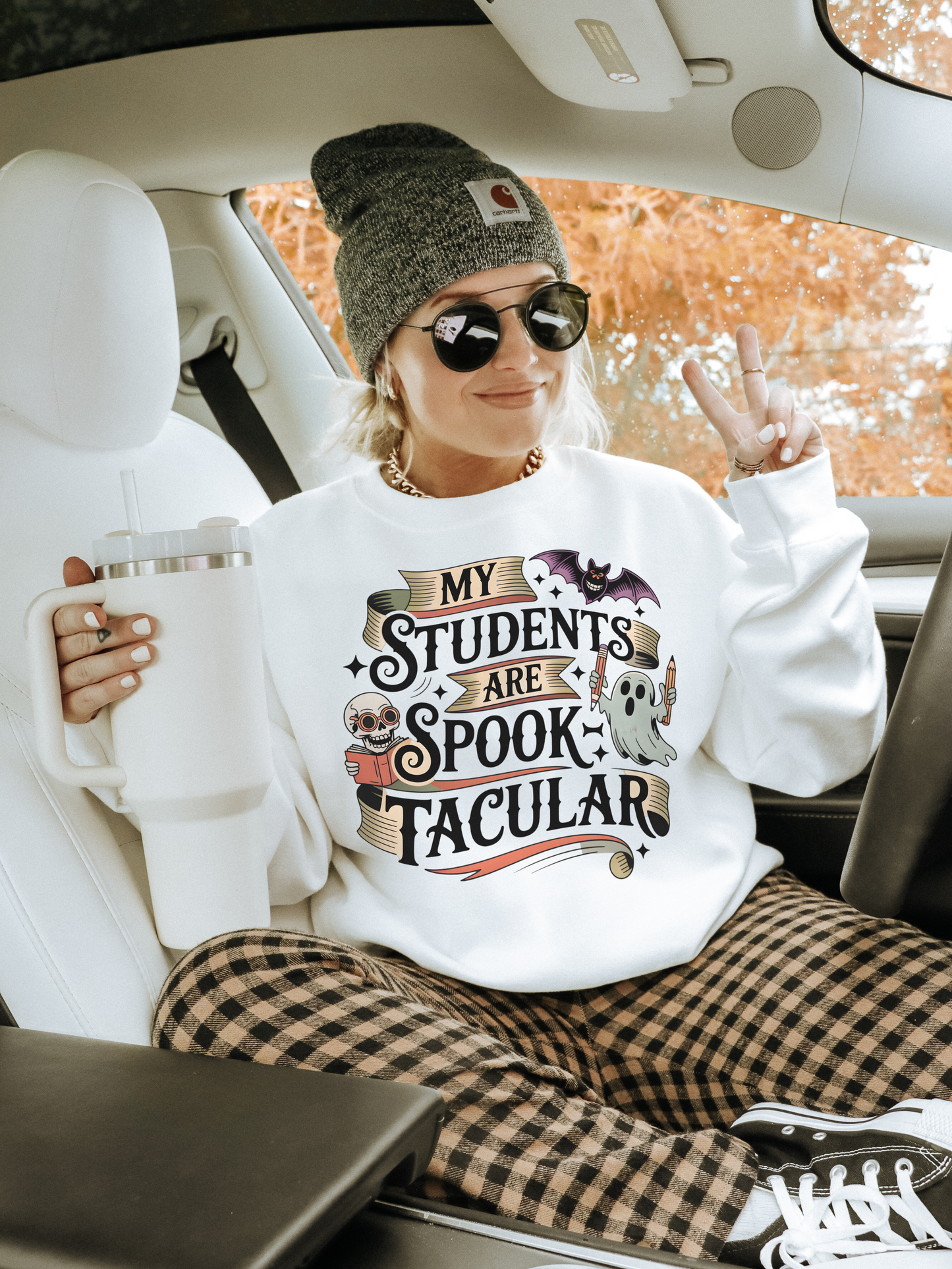 My Students Are Spooktacular Sweatshirt – Halloween Teacher Shirt