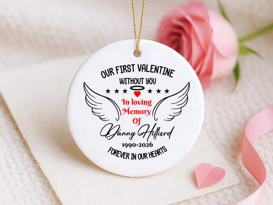 In Memory Of Ornament – Personalized Memorial Keepsake Ornament