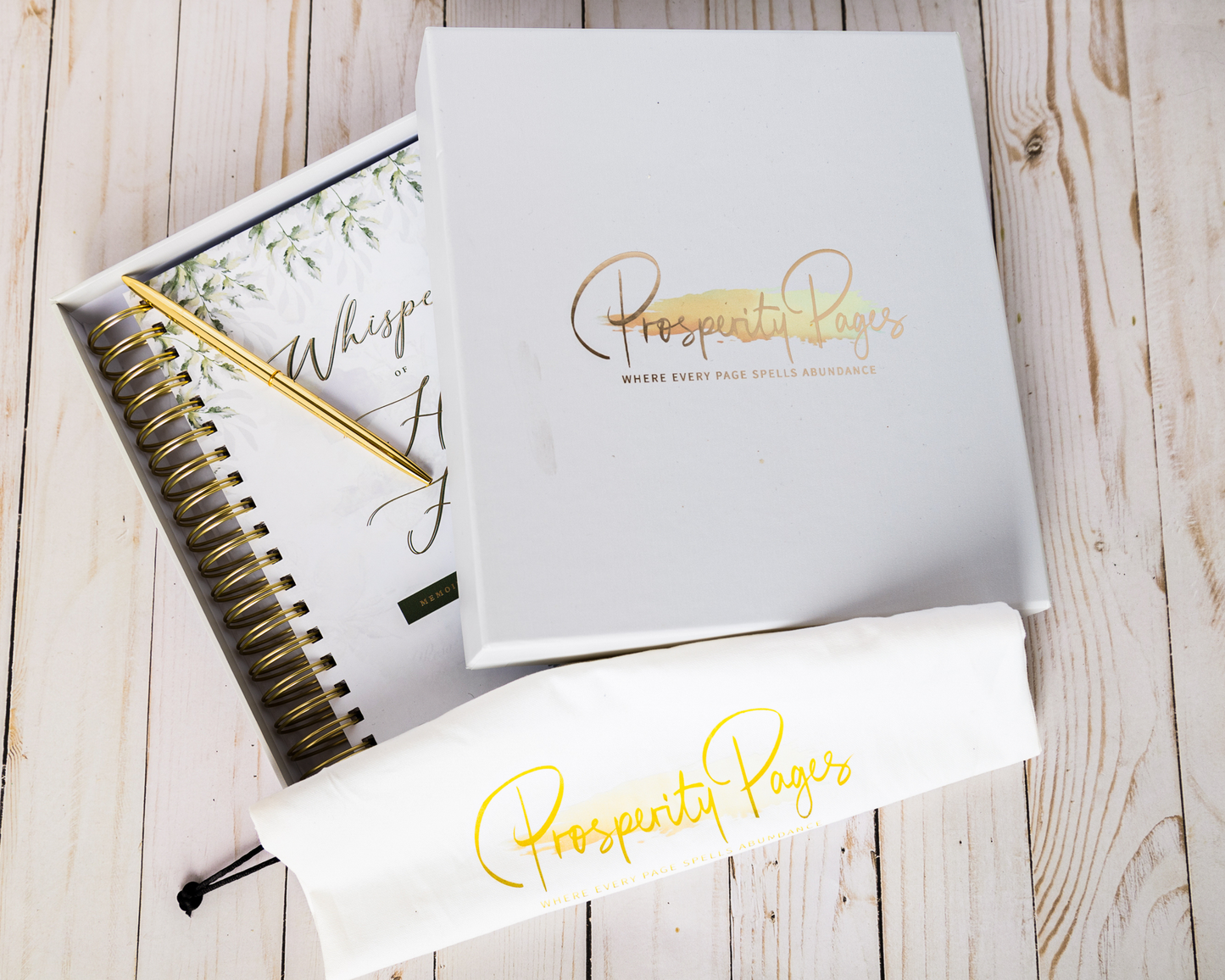 Grief Journal for Daughters – Whispers of Her Heart Memory Book with a pen, perfect for expressing memories and emotions.
