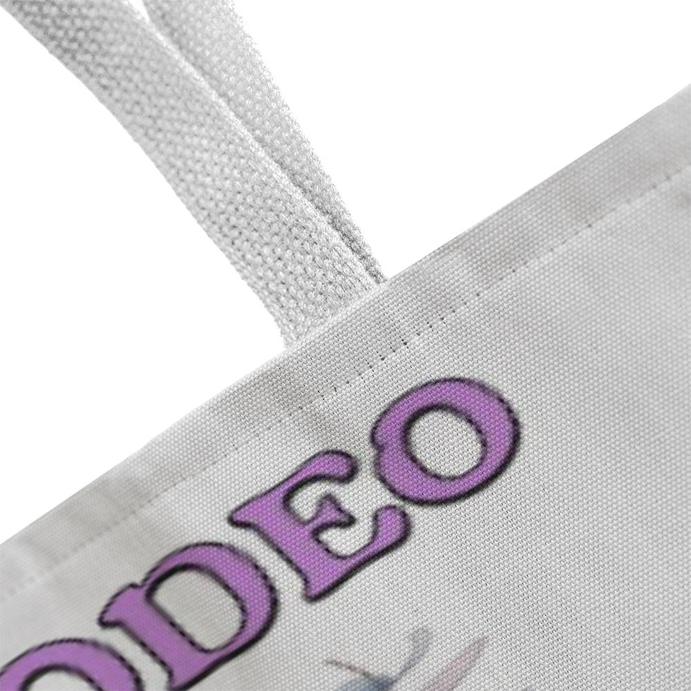 Personalized Her Last Rodeo Bachelorette Tote Bag – Custom Western Bridal Party Gift with Name & Date