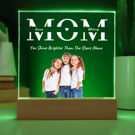 Acrylic Square with LED Base 7