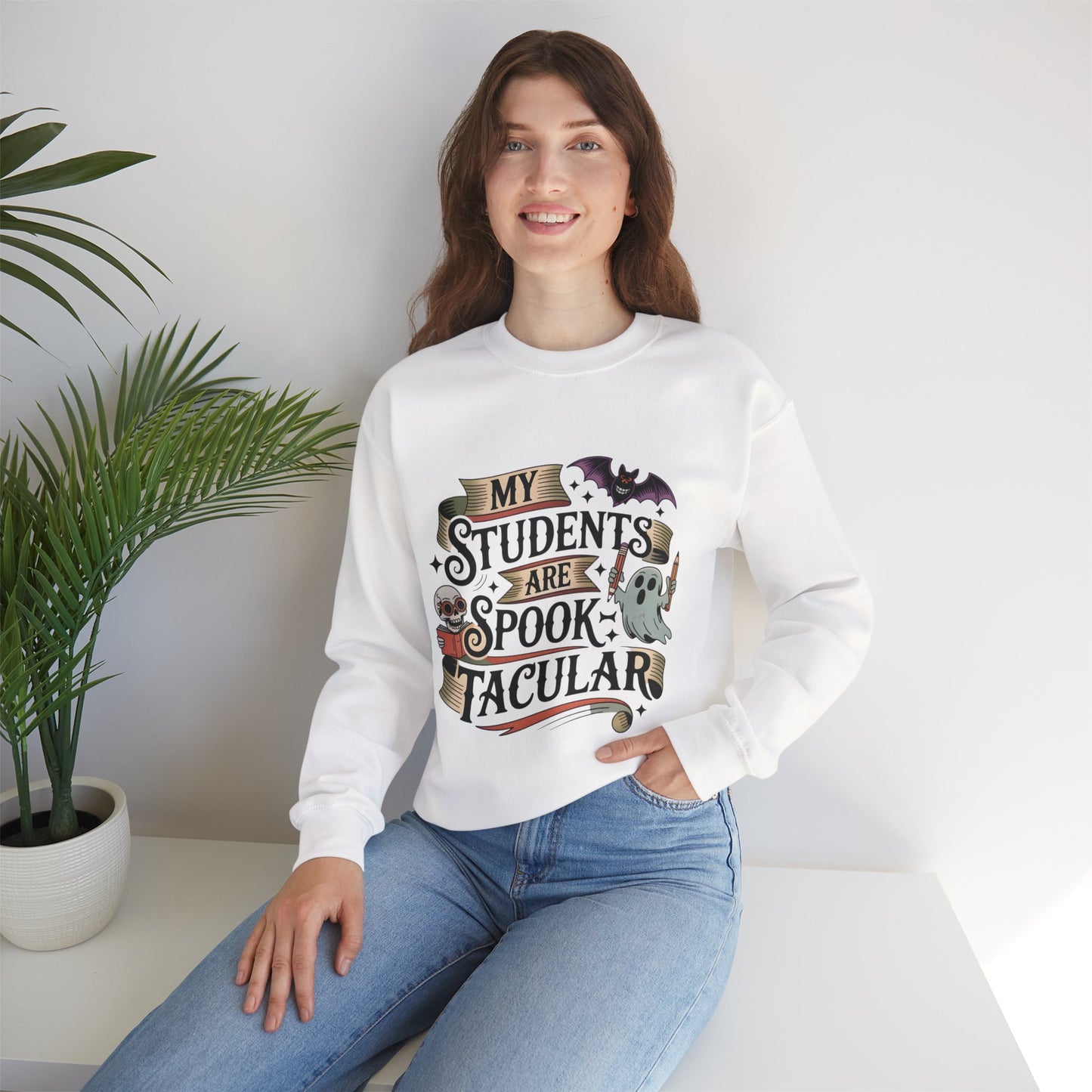 My Students Are Spooktacular Sweatshirt – Halloween Teacher Shirt