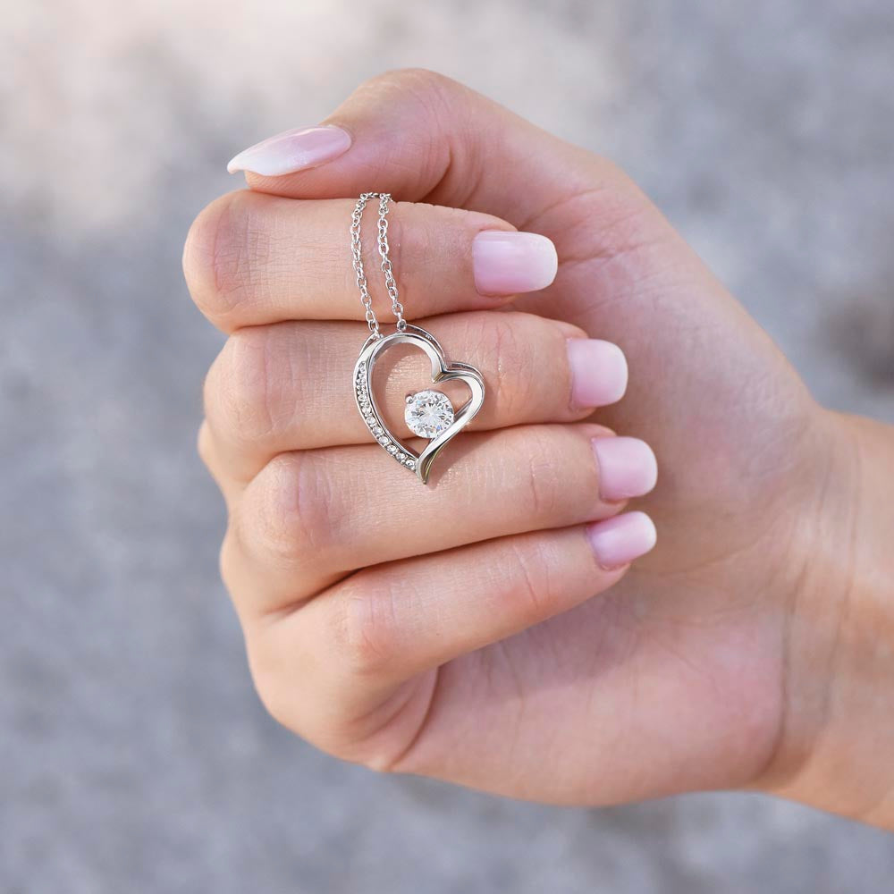 Forever Love Necklace for Future Wife – Heartfelt Keepsake with Elegant Gift Box