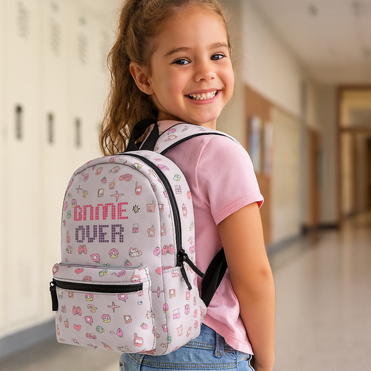 Kawaii Gamer Girl Backpack for Girls