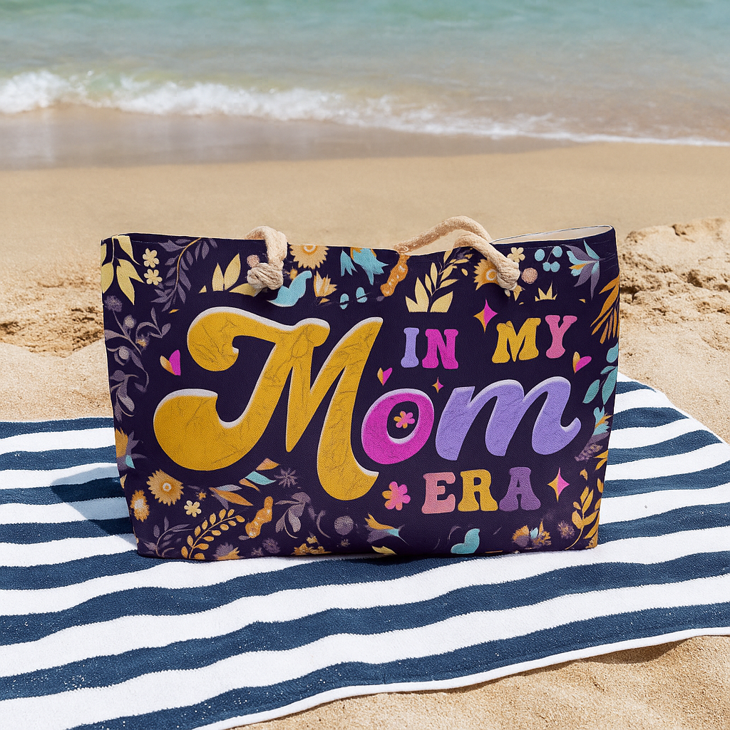 To My Mom "In My Mom Era” Floral Weekender Tote Bag