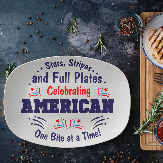 Stars, Stripes & Full Plates – Patriotic Tableware 4th of July Collection