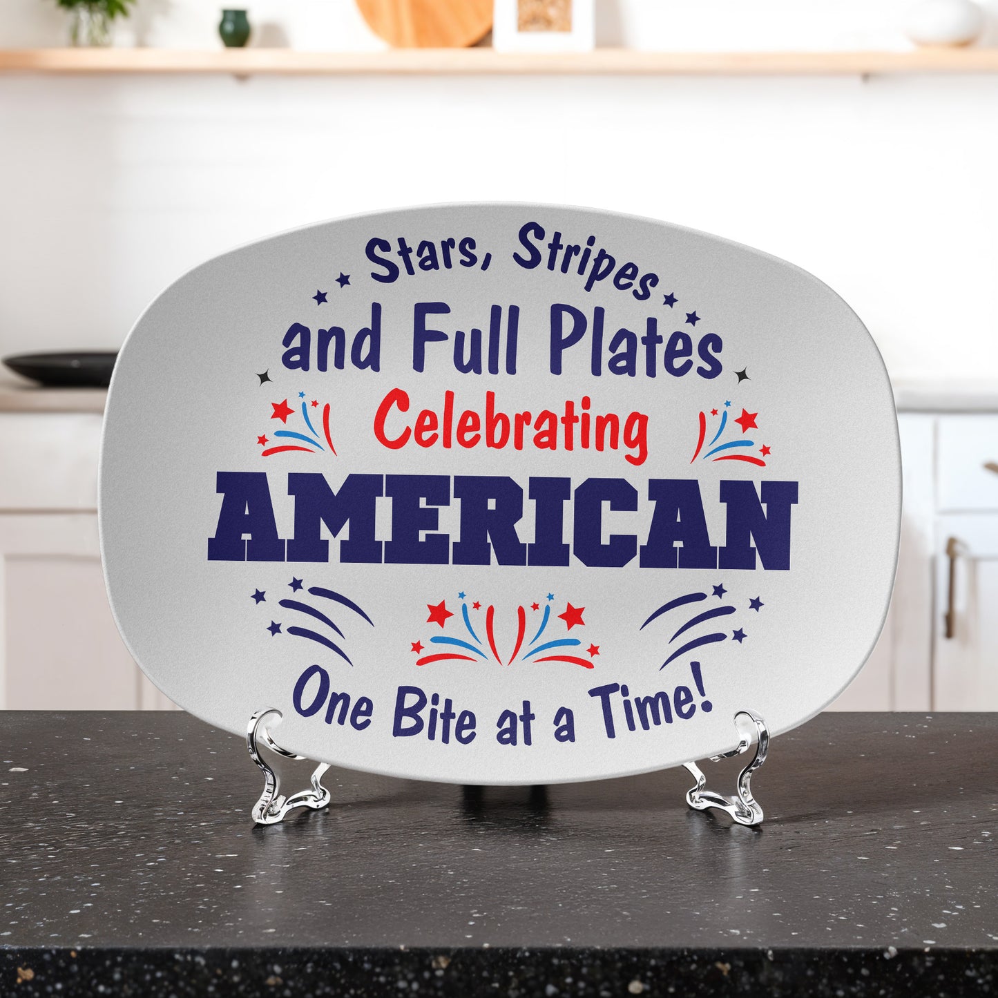 Stars, Stripes & Full Plates – Patriotic Tableware 4th of July Collection