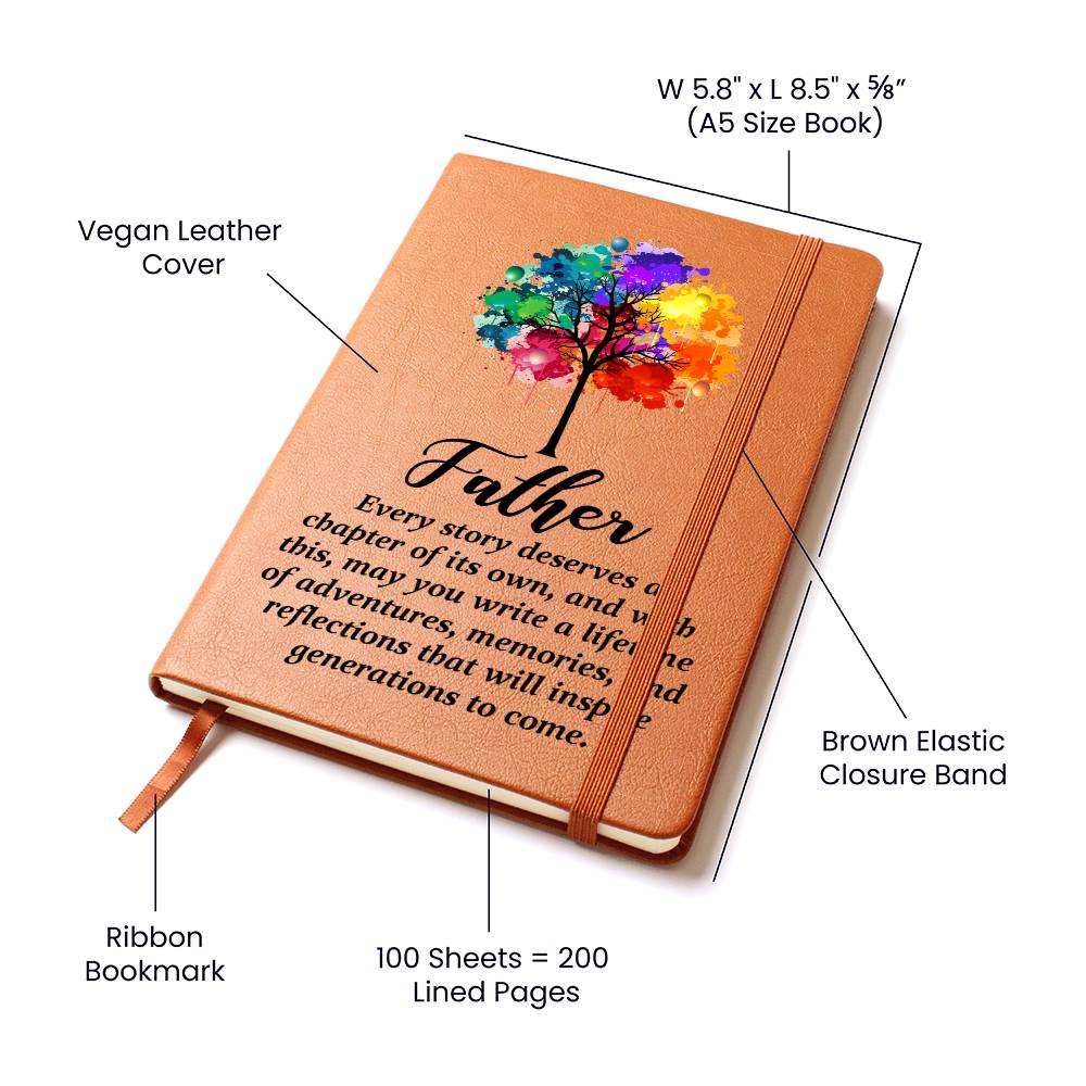 Father's Legacy Journal – Tree of Life Notebook for Writing