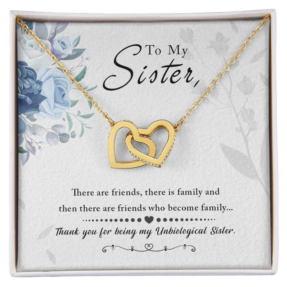 To My Sister Necklace, Thank You For Everything Gift