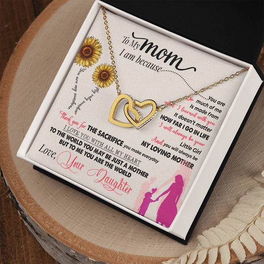 To My Mom Necklace, Thank You For Everything