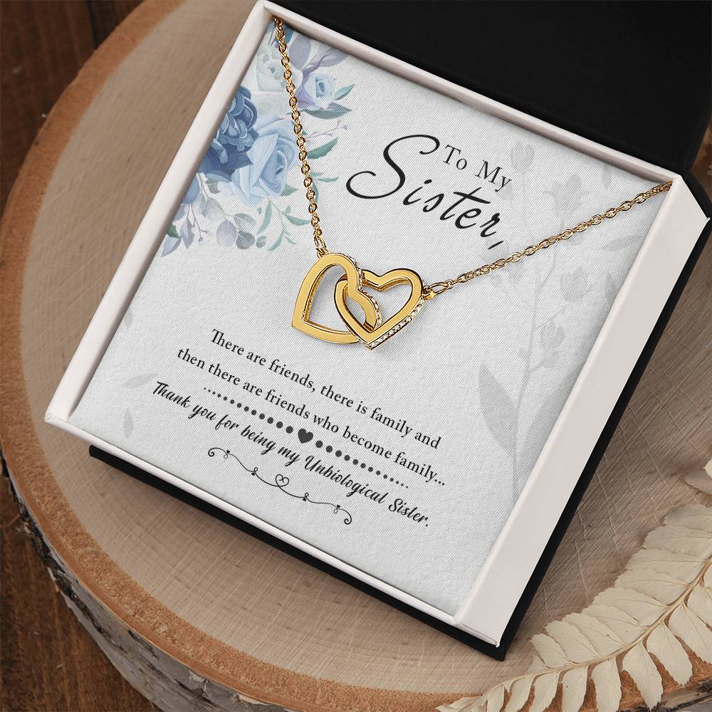 To My Sister Necklace, Thank You For Everything Gift