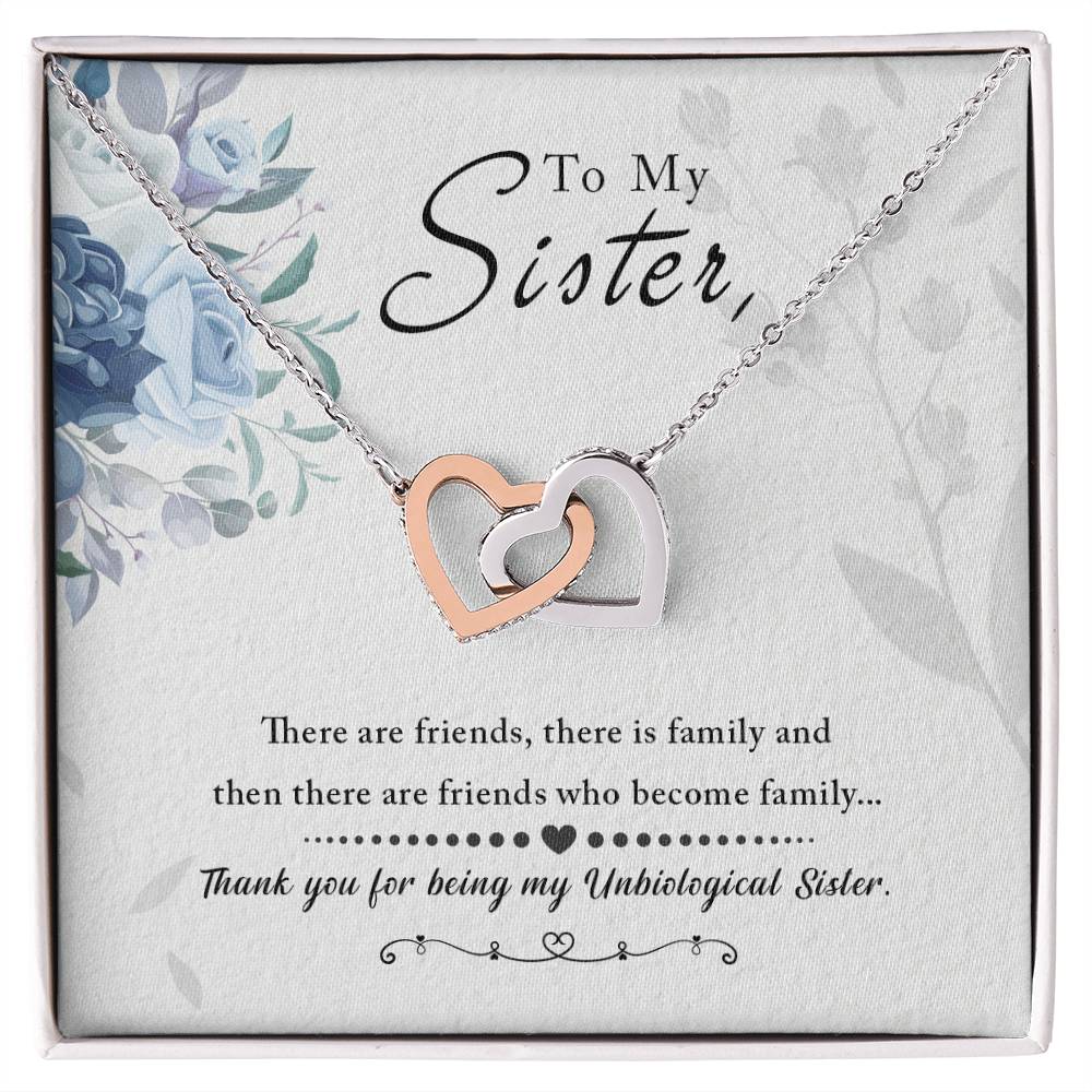 To My Sister Necklace, Thank You For Everything Gift