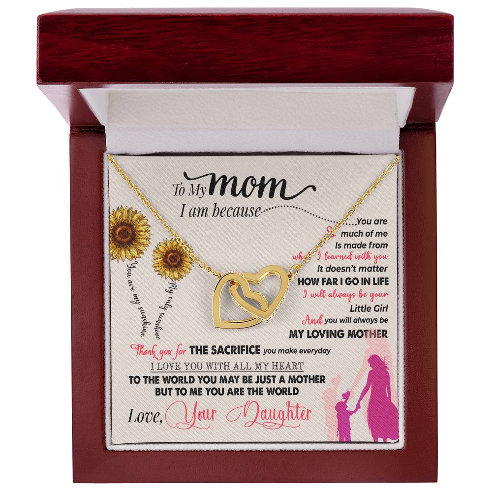 To My Mom Necklace, Thank You For Everything