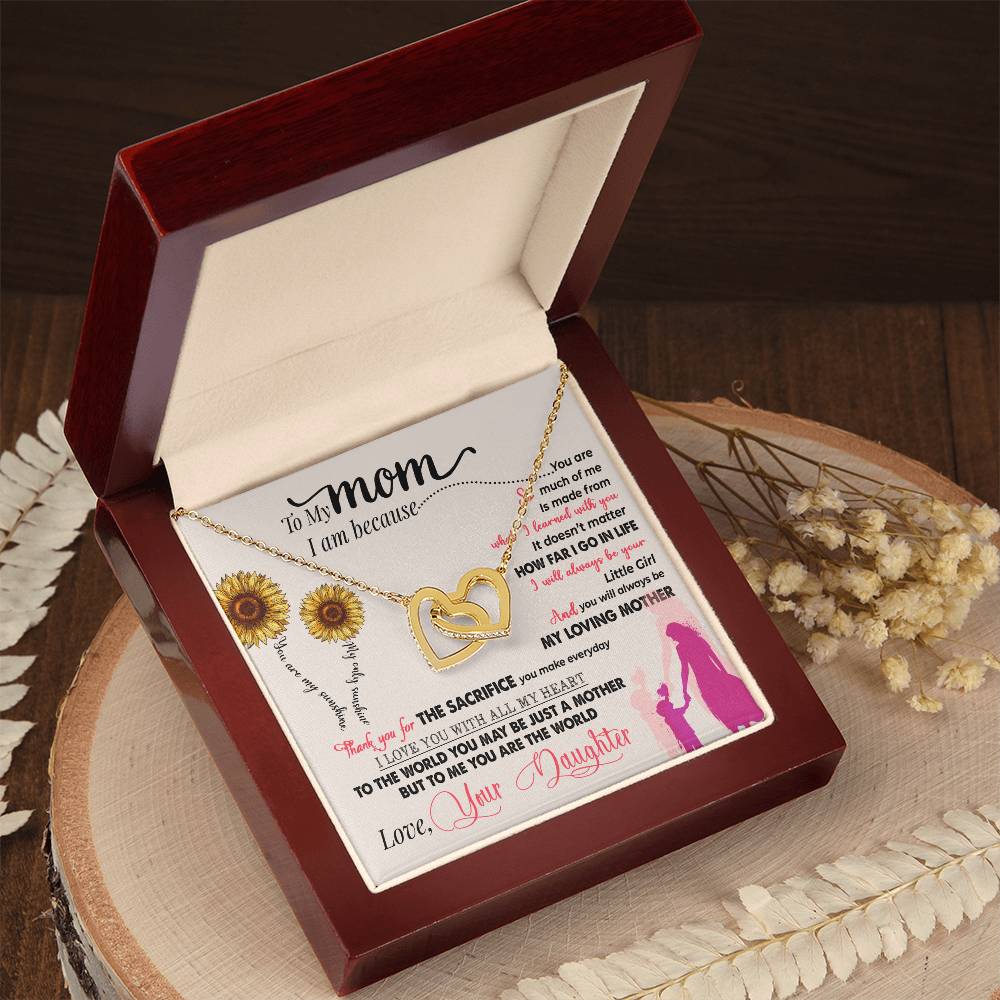 To My Mom Necklace, Thank You For Everything