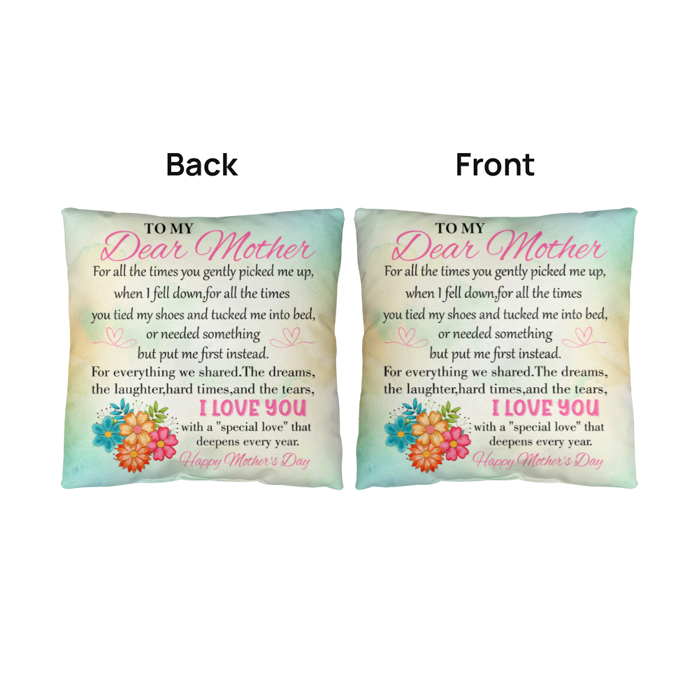 To My Mom, I Love You – Mother's Day Throw Pillow Gift