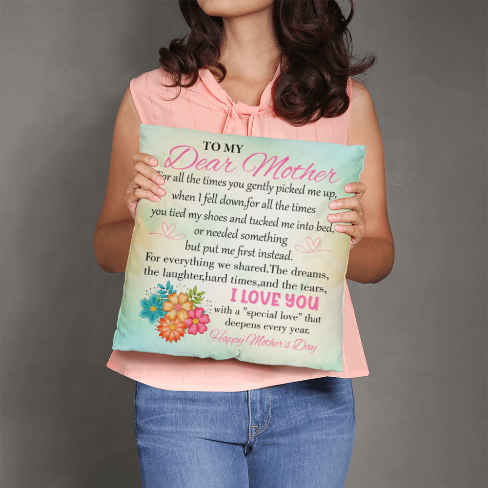 To My Mom, I Love You – Mother's Day Throw Pillow Gift