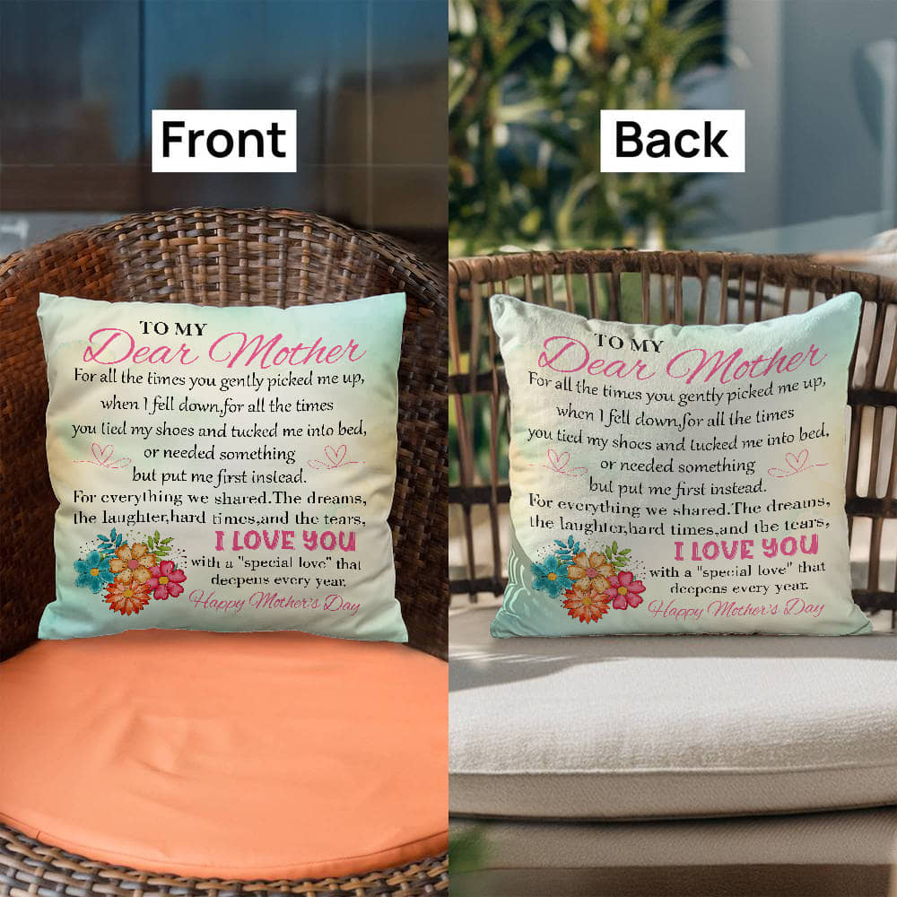To My Mom, I Love You – Mother's Day Throw Pillow Gift