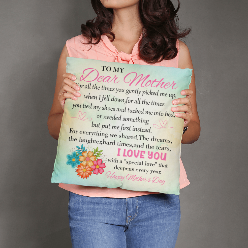 To My Mom, I Love You – Mother's Day Throw Pillow Gift