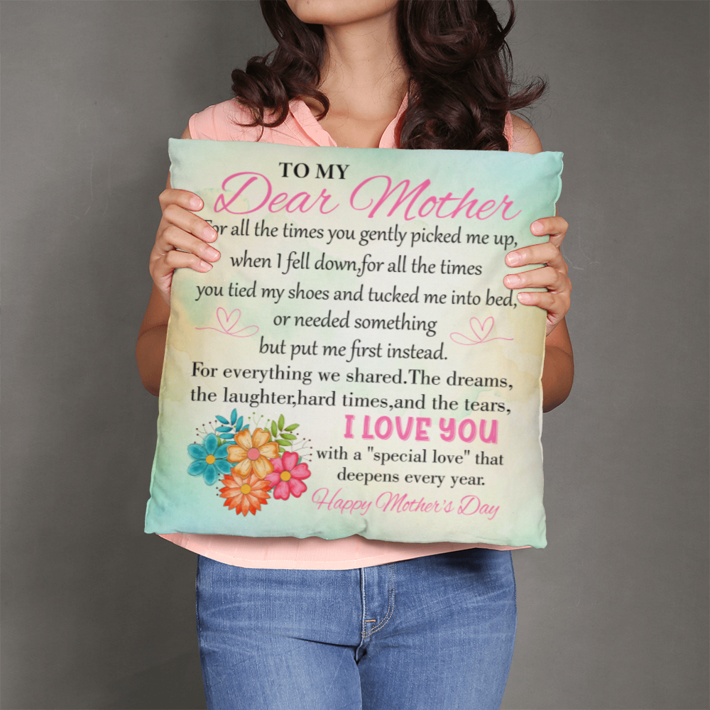 To My Mom, I Love You – Mother's Day Throw Pillow Gift