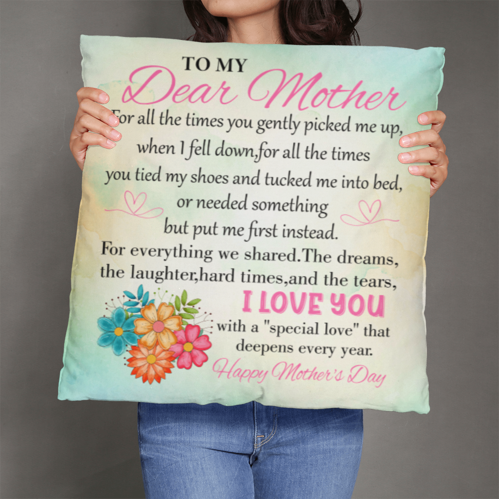 To My Mom, I Love You – Mother's Day Throw Pillow Gift