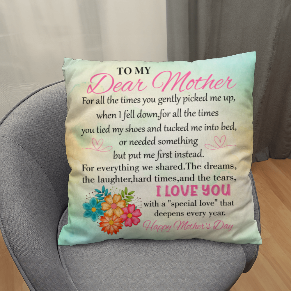 To My Mom, I Love You – Mother's Day Throw Pillow Gift
