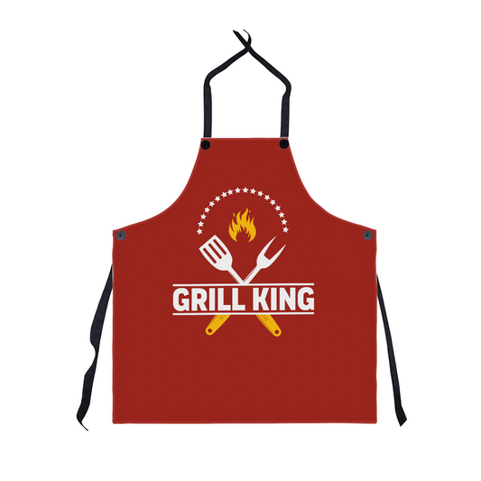 Grill King Apron – Funny BBQ Apron for Dads, Husbands & Grill Masters