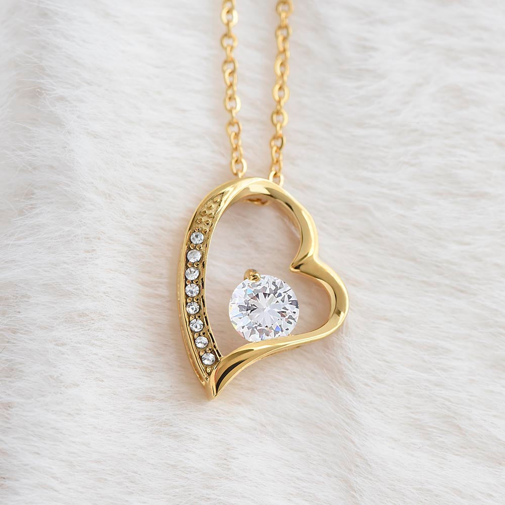 Forever Love Necklace for Future Wife – Romantic Gift with Heartfelt Message Card