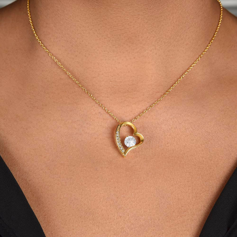 Forever Love Necklace for Daughter – Graduation Gift with Luxury Box