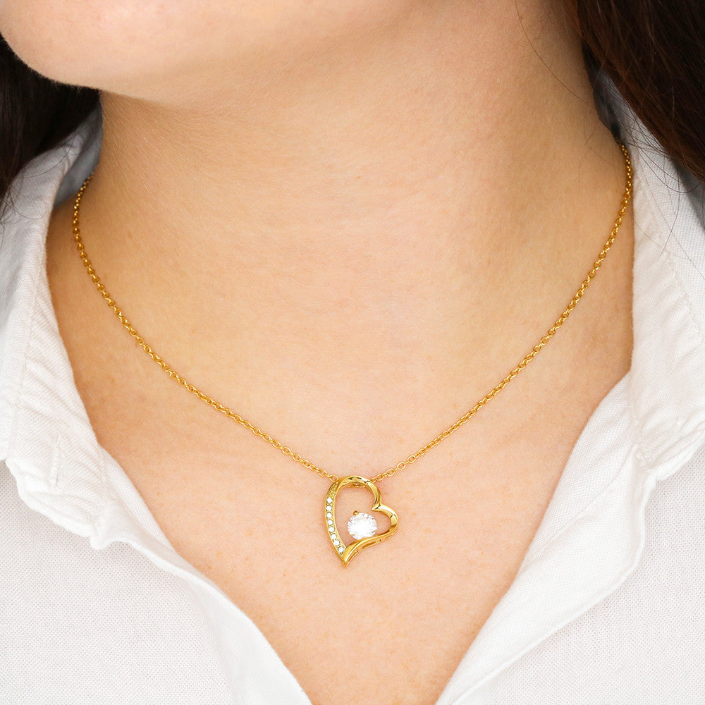 Forever Love Mom Necklace – To My Mom from Daughter or Son