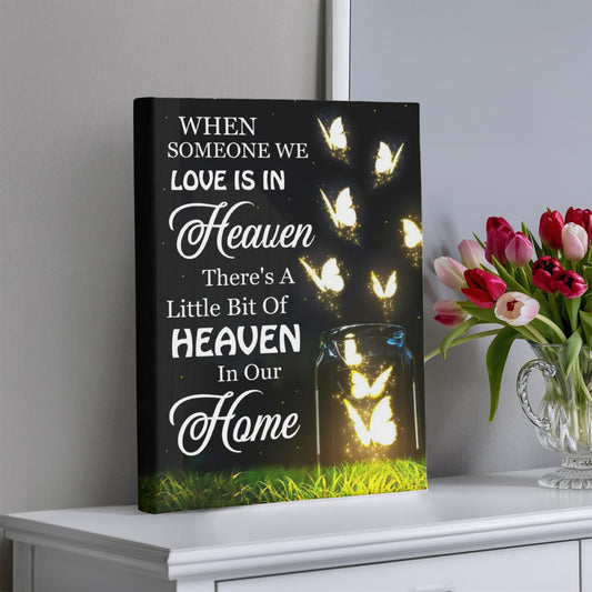 Wall Art - Memorial Wall Canvas for Loss of Loved One