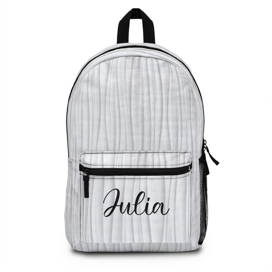Custom Name Backpack – Personalized Light Blue Kids School Bag