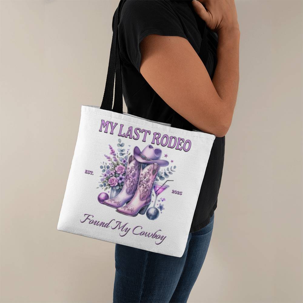 My Last Rodeo Tote Bag with Personalized Name And date !