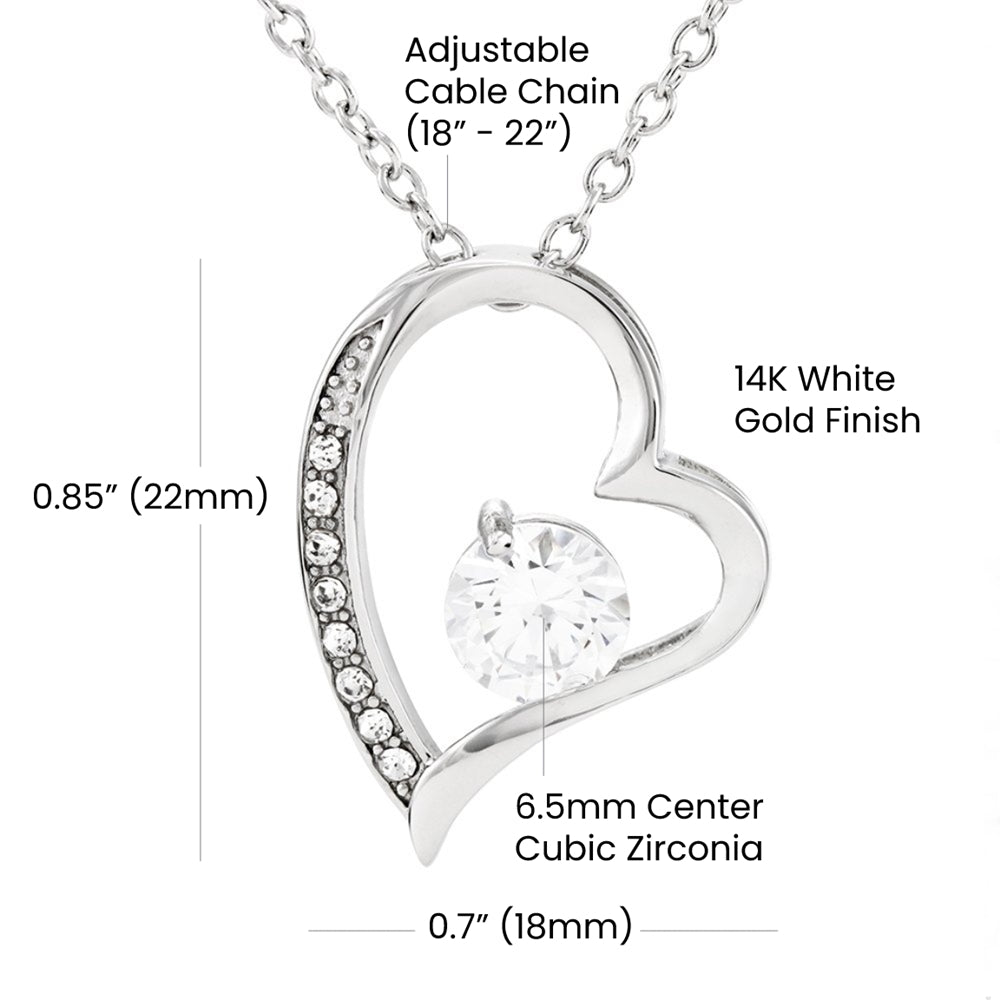 To My Beautiful Wife – With All My Love – Necklace Gift