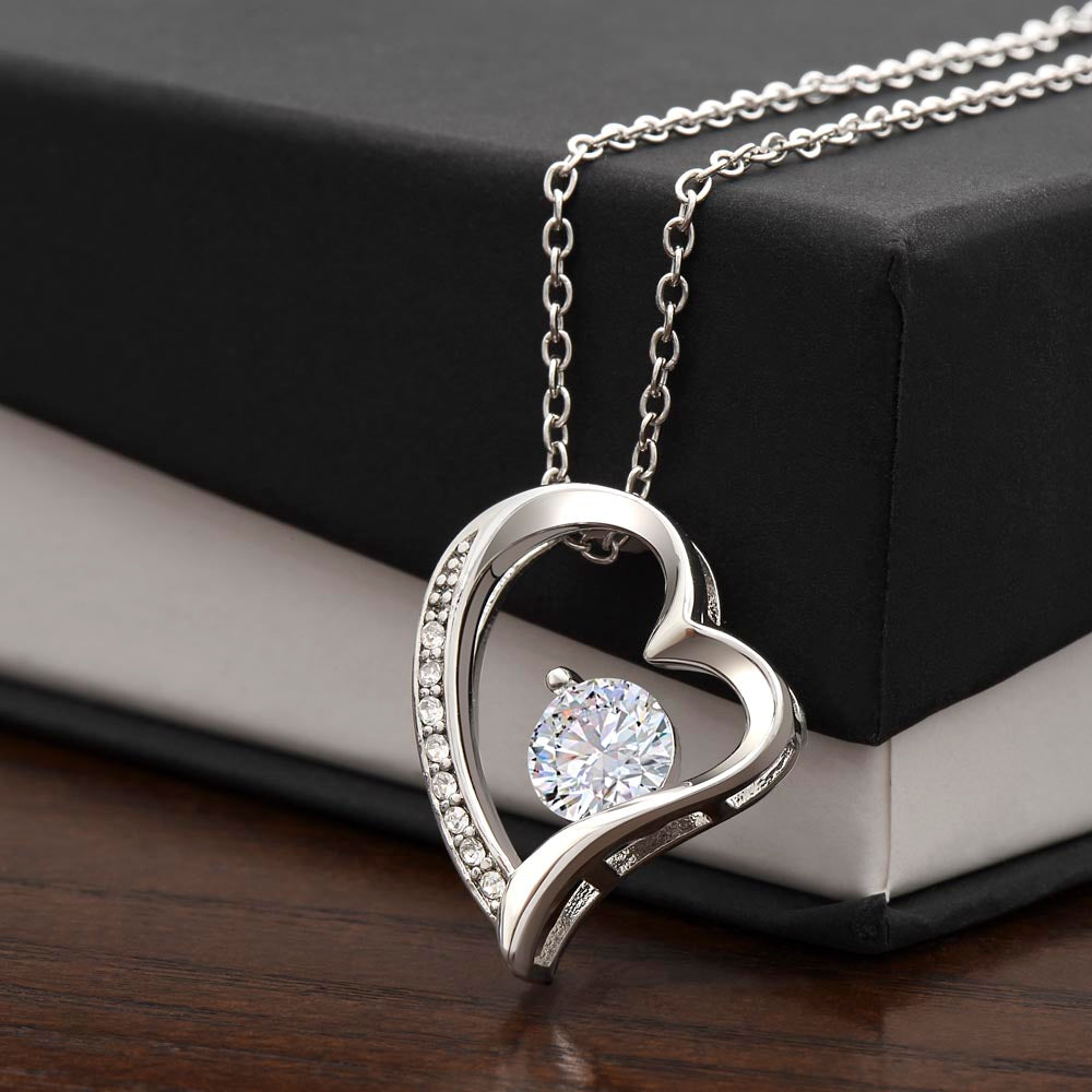 Forever Love Necklace for Daughter – with Personalized Message Card