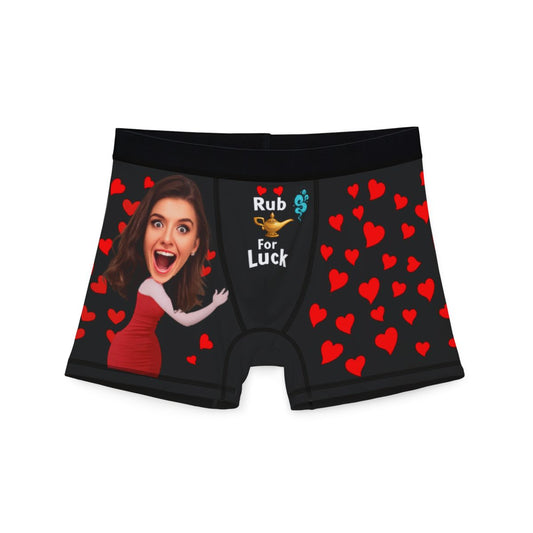 Custom boxer shorts gift from girlfriend