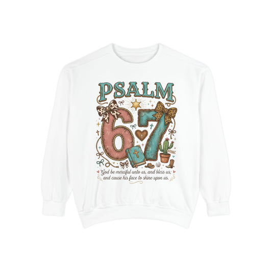 Christian Sweatshirt – Psalm 67 Faith Sweatshirt for Women & Men