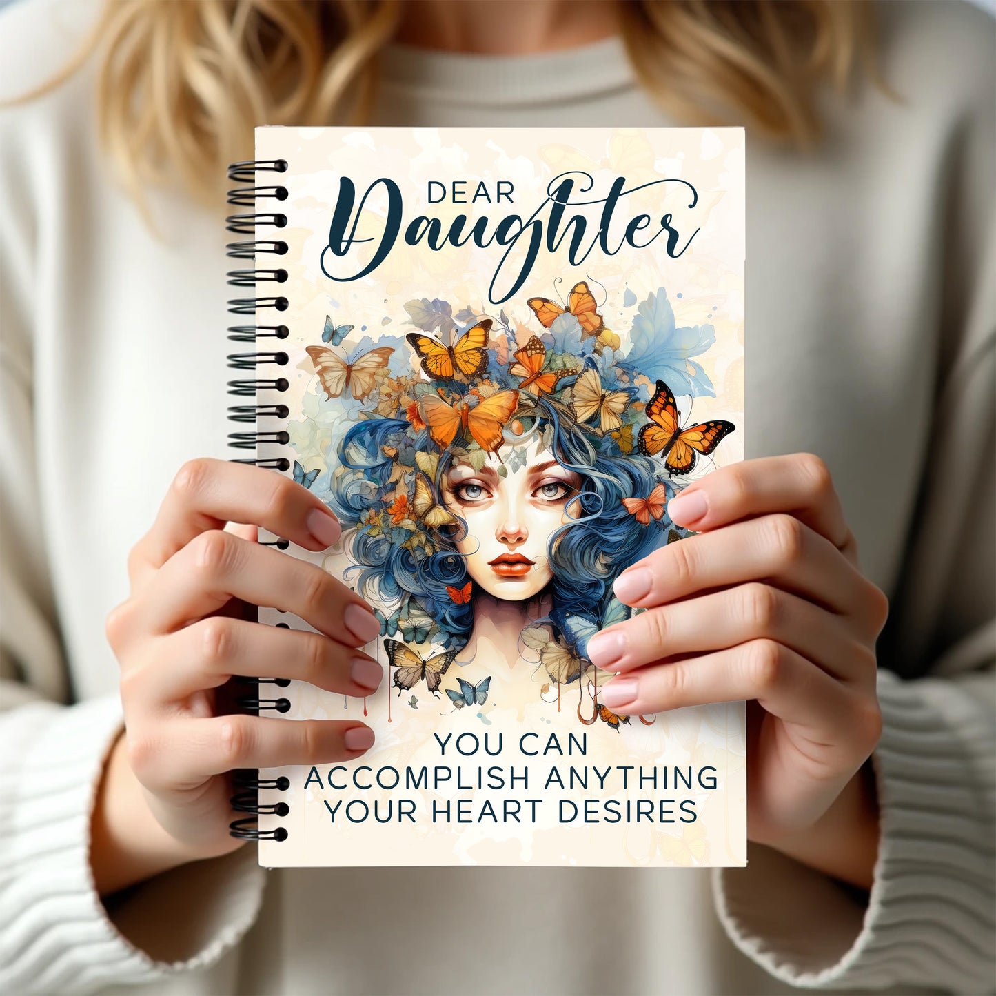 Dear Daughter – Inspirational Spiral Notebook