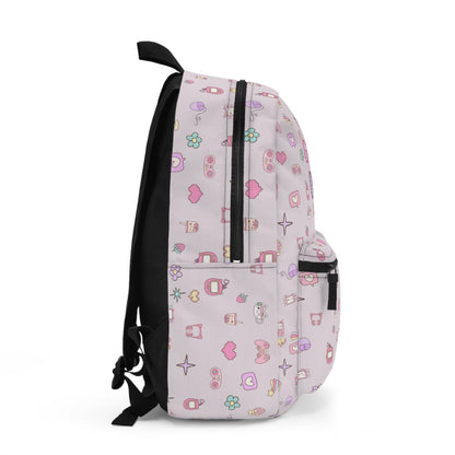 Kawaii Gamer Girl Backpack for Girls