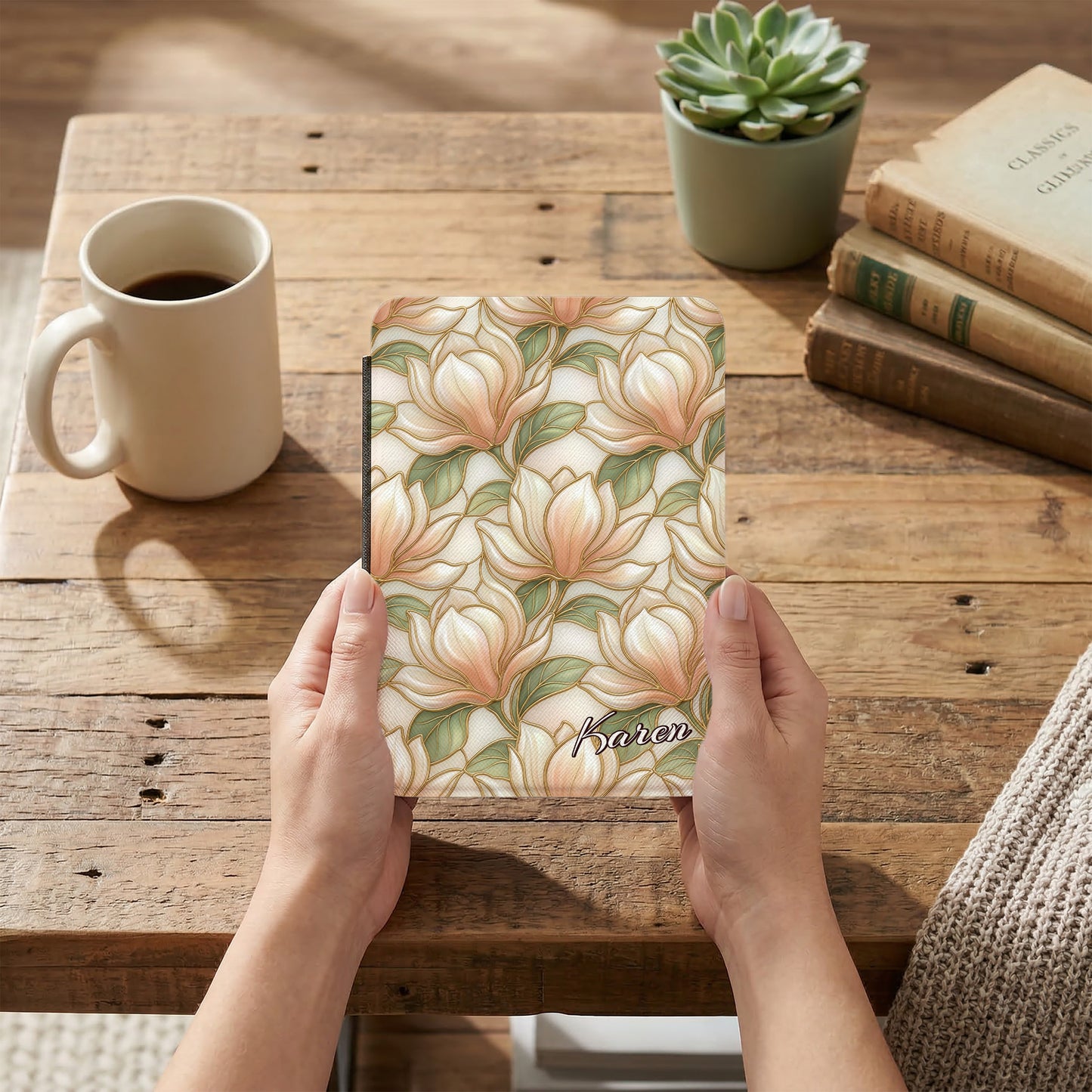 Personalized Kindle Case – Custom Name Kindle Cover for Book Lovers | Protective E-Reader Case | Gift for Readers, Moms, and Book Lovers