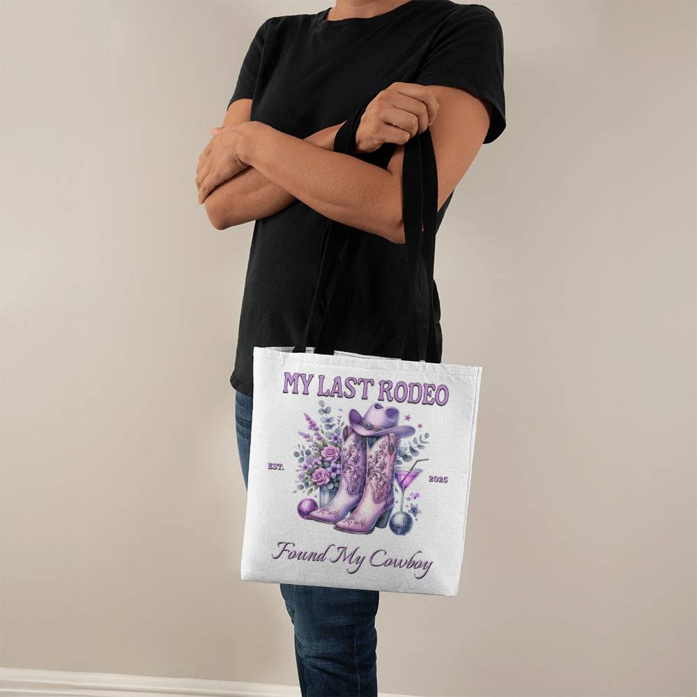 My Last Rodeo Tote Bag with Personalized  Name And date !