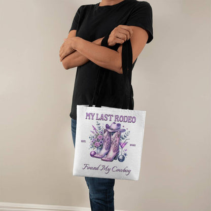 My Last Rodeo Tote Bag with Personalized  Name And date !