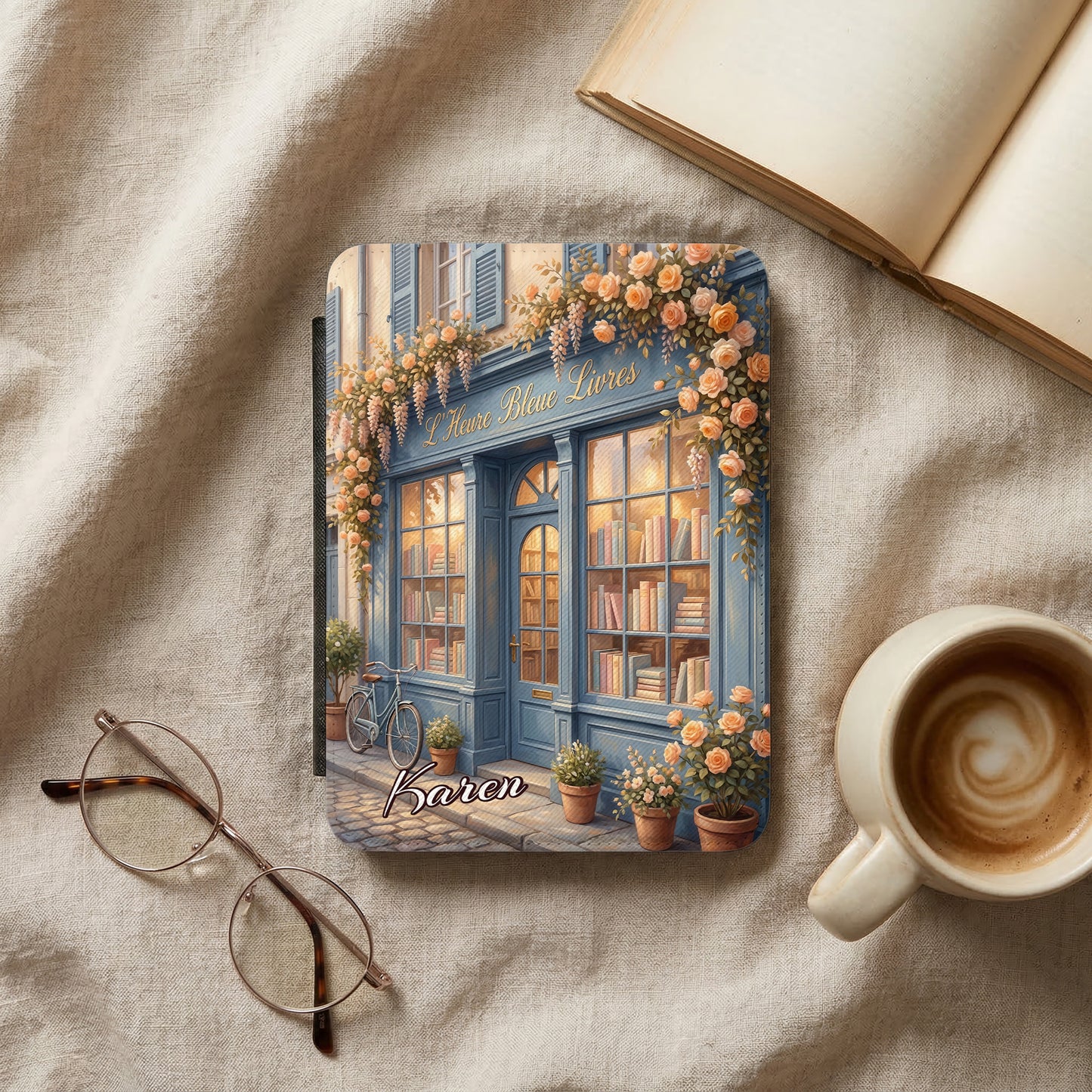 Custom Kindle Case with Name – Personalized Kindle Cover for Book Lovers | Protective E-Reader Case | Unique Gift for Readers