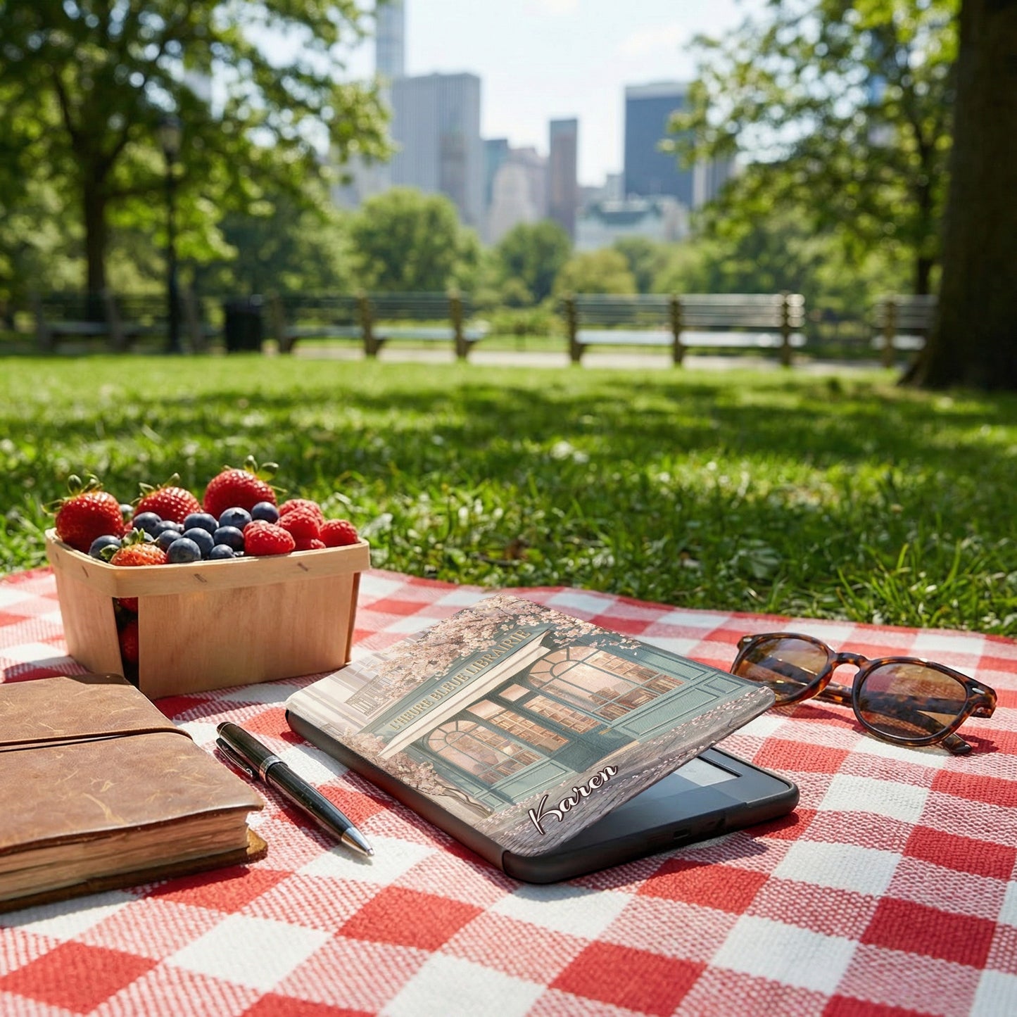 Custom Karen L'HEURE BLEUE LIBRAIRIE Tablet Case product type