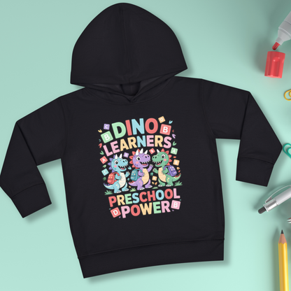 Dino Learners Preschool Hoodie – Cute Dinosaur Kids Pullover