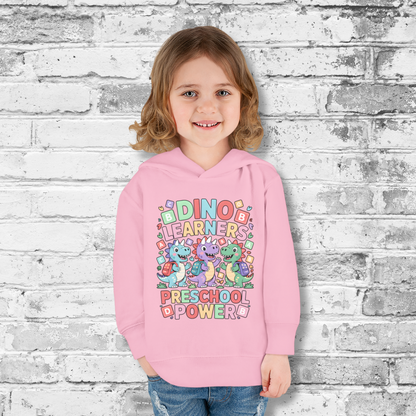 Dino Learners Preschool Hoodie – Cute Dinosaur Kids Pullover