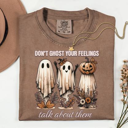 Don’t Ghost Your Feelings Sweatshirt – Mental Health Halloween Crewneck
