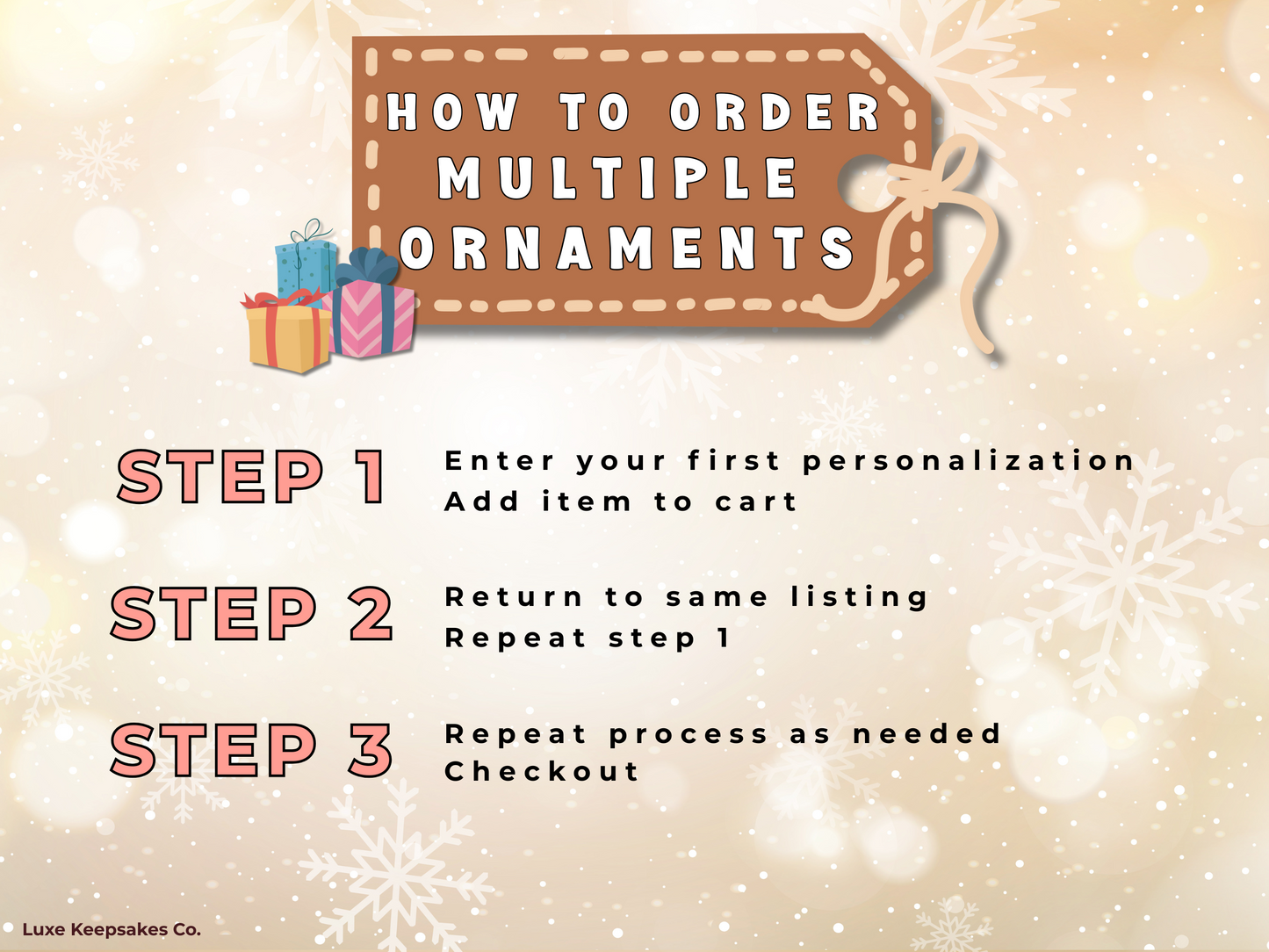 Personalized Teacher Ornament - Christmas Ornament for Teachers - Custom Name Gift