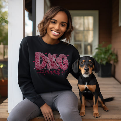 Coquette Dog Mama Sweatshirt — Cute Feminine Dog Mom Pullover
